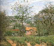 Camille Pissarro Hut villages France oil painting reproduction